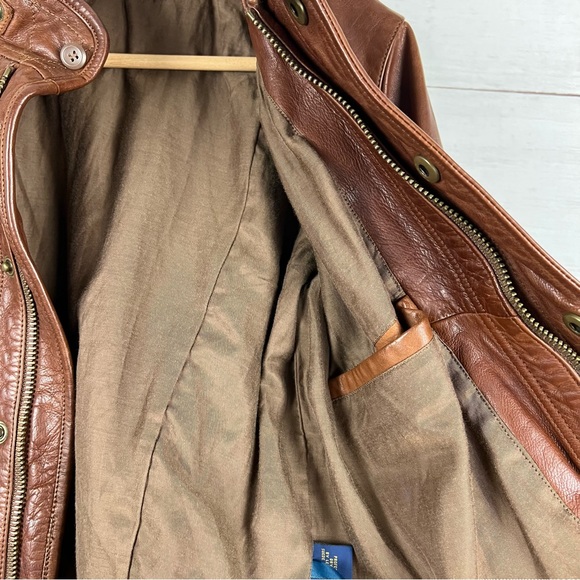 Polo Ralph Lauren Leather Jacket Size 8 - Picture 4 of 8